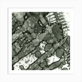 Gray Abstraction Art Print