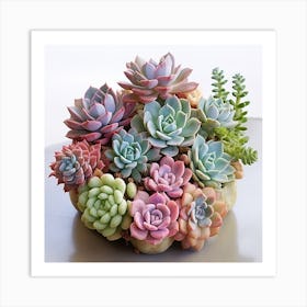 Succulents Art Print