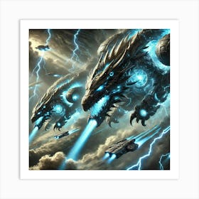 Storm Chariot Transports Storm Navigation Art Print