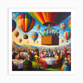 Hot Air Balloons Art Print