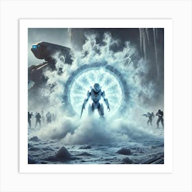 Tundra Manipulator Frozen Veil Art Print