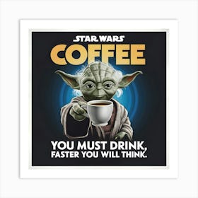 Star Wars Coffee Art Print