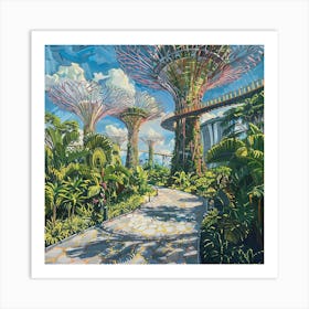 Gardens By The Bay 3 Art Print