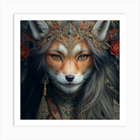 Transformation of the Fox Demon Art Print