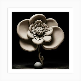 Flower Of Clay Art Print