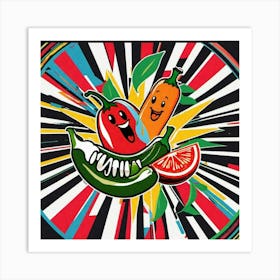 It’s all about salsa  Art Print