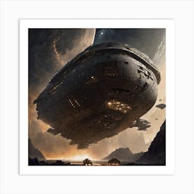 Spaceship Art Print