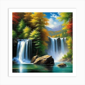 Waterfall 32 Art Print