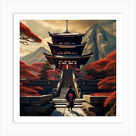 Asian Pagoda Art Print