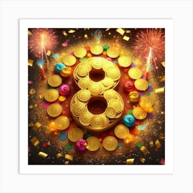 Happy New Year 2 Art Print