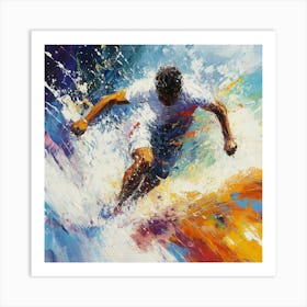 'Surfing' Art 1 Art Print