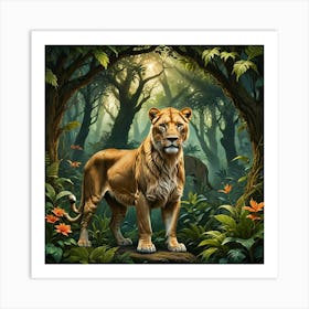 The Lioness Art Print