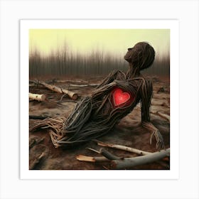 Heart Of The Forest 4 Art Print