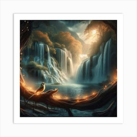 Fairytale Waterfall 4 Art Print