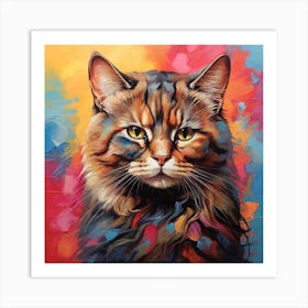 Cat Portrait 2 Art Print