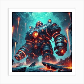 Tidal Juggernauts 1 Art Print