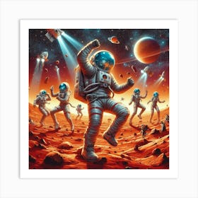 Nasa Astronauts Art Print