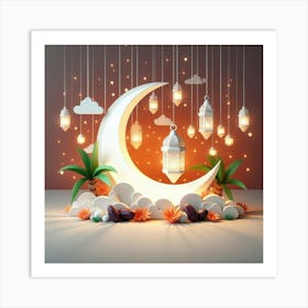 Ramadan Lanterns 5 Art Print