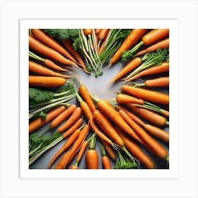 Carrots In A Circle 6 Art Print