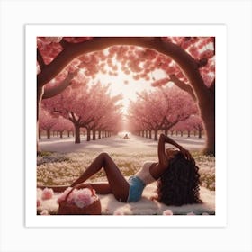 Cherry Blossom Beauty Art Print