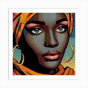 Njeri Pop African Woman Art Print