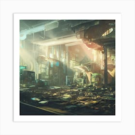 Cyberpunk City Art Print