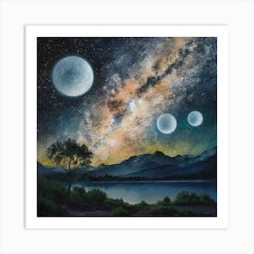 Milky Way Art Print