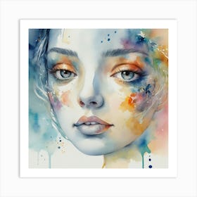 Watercolor Painting Art Print 8 Art Print