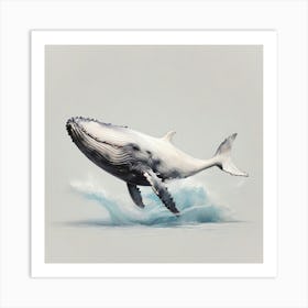 Whale 5 Art Print