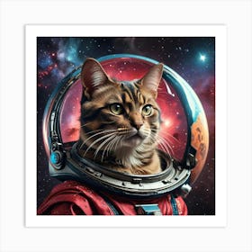 Cat In Space 1 Art Print