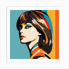 Mod Girl 17 Art Print