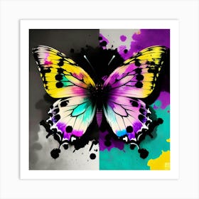 Butterfly Painting 187 Art Print