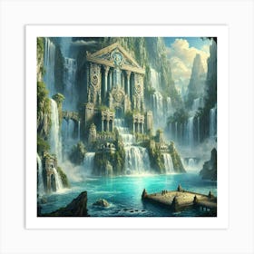 Cascade Waterfalls Art Print