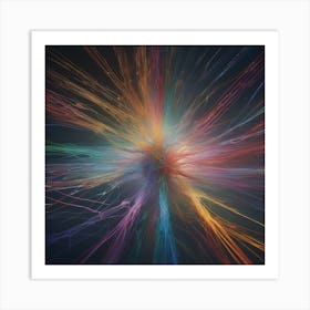 Fractal Burst Art Print