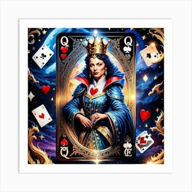 Queen Of Hearts 12 Art Print