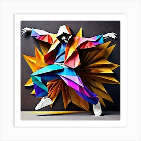 Origami Dancer 102 Art Print