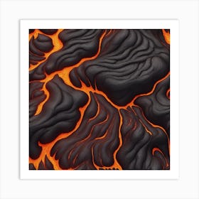 Lava Flow 22 Art Print