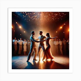 Ballroom Dancers 4 Art Print