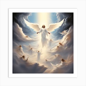 Angel Of The Sky Art Print