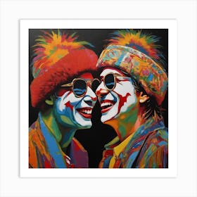 Clowns Art Print