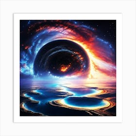 Wrath of the Black Hole Art Print