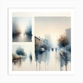 Rainy Morning Art Print