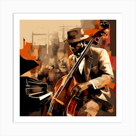 Jazz Musician 53 Art Print