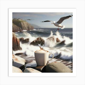 Seagulls Art Print