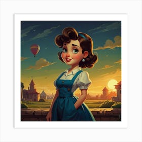 Beauty And The Beast paintings art print Art Print