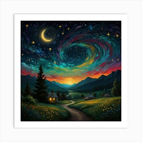 Night Sky Art Print