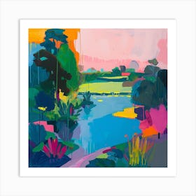 Colourful Gardens Kew Gardens United Kingdom 5 Art Print