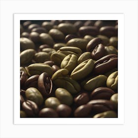Coffee Beans 403 Art Print