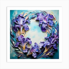 Irises 7 Art Print