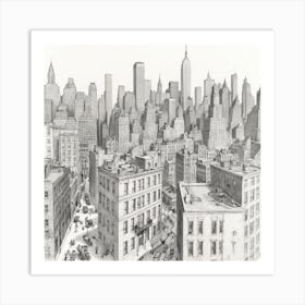 New York City 10 Art Print